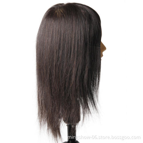 Mannequin Head Hair Styling Training Head Manikin Cosmetology Doll Head Straight Hairdressing Training Mode